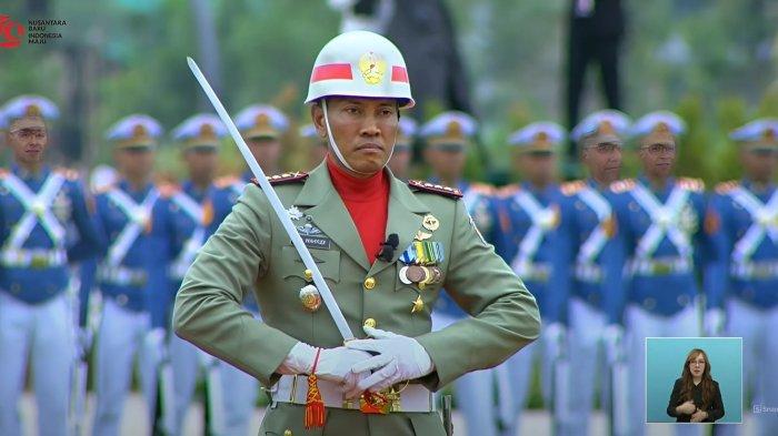 Kolonel Inf Nur Wahyudi, Komandan Satuan (Dansat) 81 Kopassus ditunjuk sebagai Komandan Upcara pada HUT RI ke 79 di Istana Negara di IKN