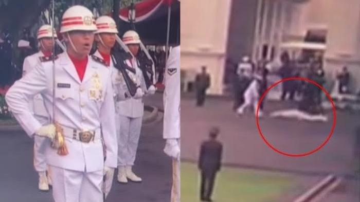 Komandan Pasukan Pingsan saat Beri Instruksi di Tengah-tengah Upacara Pelantikan TNI dan Polri