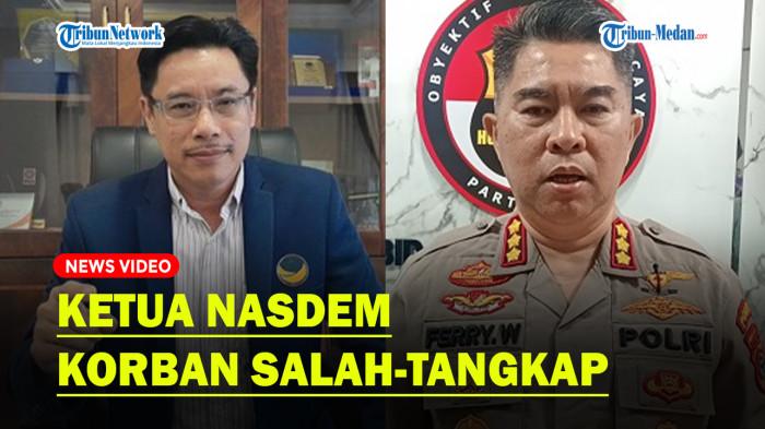 SALAH TANGKAP - Kabid Humas Polda Sumut, Kombes Ferry Walintukan, menyampaikan permohonan maaf atas kejadian salah tangkap Ketua NasDem Sumut Iskandar ST di Pesawat Garuda, 15 Oktober 2025. Saat ini Propam Polda Sumut sudah memeriksa empat personel Polrestabes Medan.