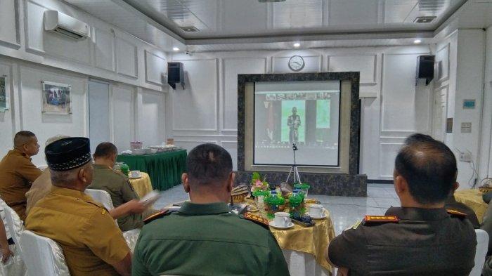 Pemkab Langkat Hadiri Komsos TNI AD Bersama Rakyat Siap Hadapi Dampak Perubahan iklim Global