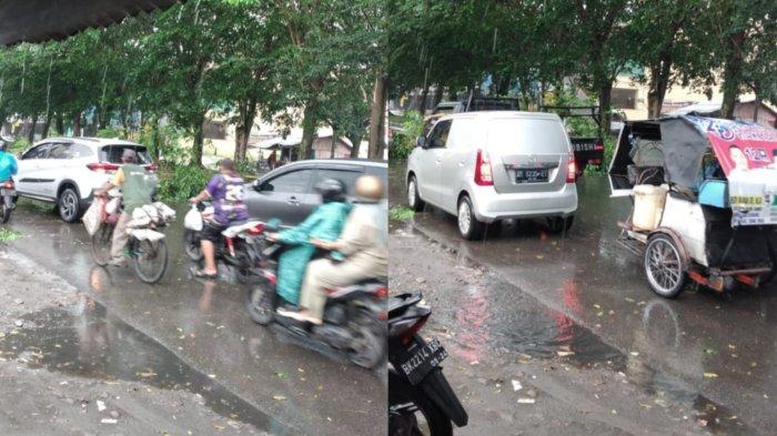 Jalan Ngumban Surbakti Sempat Alami Macet Selama 1 Jam Gegara Pohon Tumbang