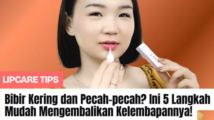 Kondisi bibir yang kering, pecah-pecah, dan mengelupas akibat kurangnya hidrasi.