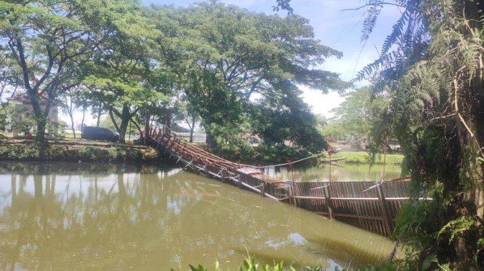 Kondisi Terkini Taman Cadika Medan setelah Jembatan Roboh, Pengunjung Tetap Ramai