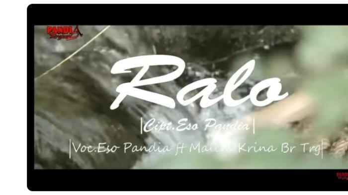 Lirik Lagu Karo Ralo Dipopulerkan Oleh Eso Pandia Ft Malem Krina Br