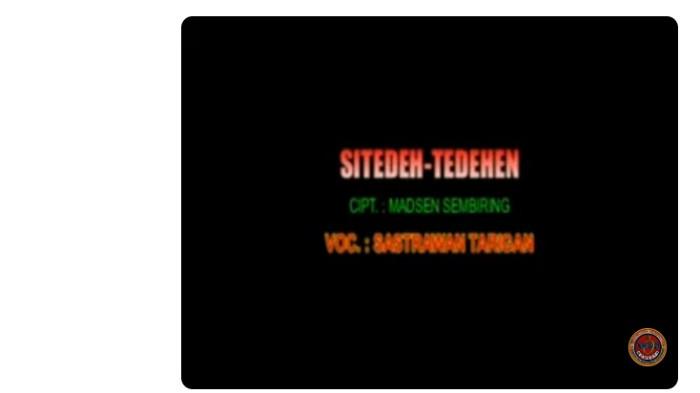 Lirik Lagu Karo Sitedeh Tedehen Dipopulerkan oleh Sastrawan Tarigan