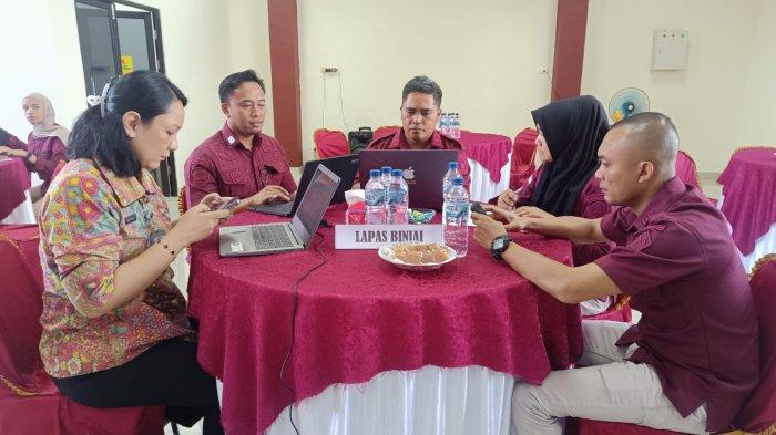 Lapas Binjai Ikuti Pendampingan Pengunggahan dan Verifikasi Data Dukung RKT RB B12