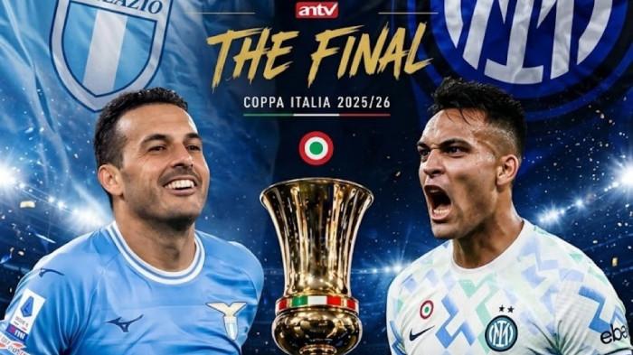 Lazio vs inter milan flyer copa