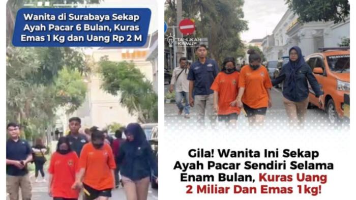 Lisa Andriana (31) melakukan penculikan dan penyekapan terhadap ayah dari pacarnya sendiri. Selama penyekapan, harta korban miliaran rupiah ludes dikuras pelaku.