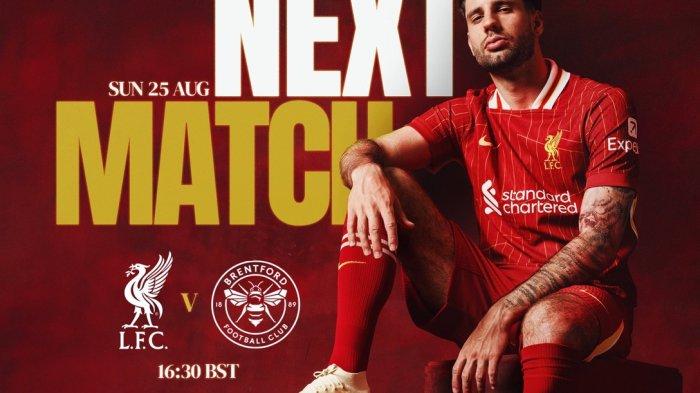 LINK Nonton Live Streaming Gratis Liverpool Vs Brentford Jam 22.30 WIB, Akses di Sinii via HP
