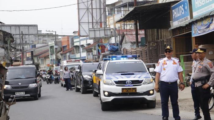 MUDIK - Menjelang mudik lebaran Idul Fitri 1447 H, Sat Lantas Polres Langkat melakukan pemetaan sejumlah titik rawan di wilayah Kabupaten Langkat, Sumatera Utara, Rabu (4/3/2026). 