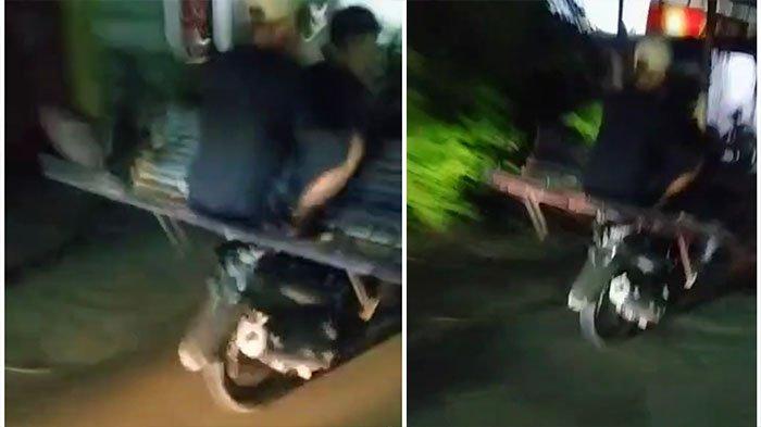 Parah, Dua Maling Ini Gasak Kursi Umum di Taman Bunga Siantar, Aksinya Direkam Warga