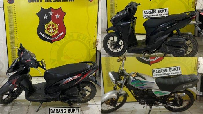 Sindikat Curanmor Sukarame Ditangkap Reskrim Polsek Kualah Hulu