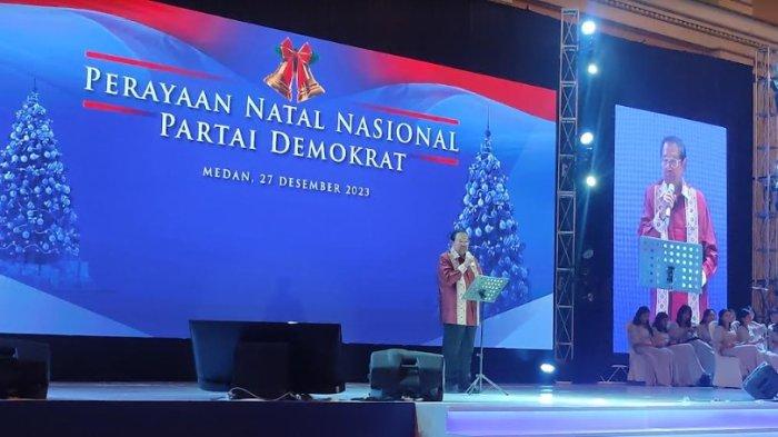 Beri Pesan Perayaan Natal di Sumut, SBY Bernyanyi bersama Penyandang Disabilitas