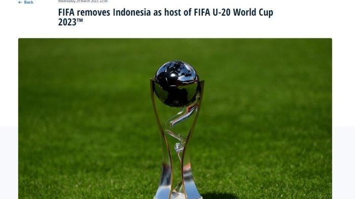 Indonesia Batal Tuan Rumah Piala Dunia U20, Pernyataan Jokowi Soal Israel Tak Cukup Meyakinkan FIFA