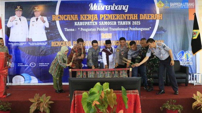 Bupati Samosir Buka Musrenbang RKPD Tahun 2025 dan RPJPD Tahun 2025-2045