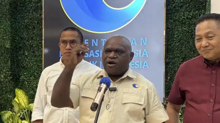 MENTERI HAM - Menteri Hak Asasi Manusia (HAM) Natalius Pigai 
