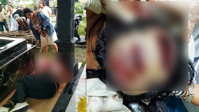 Michael Ginting (18) ditemukan terkapar