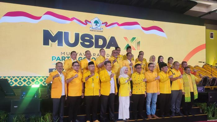 Musyawarah Daerah Golkar Sumatera Utara, Minggu (1/2/2026) di Hotel JW Marriot, Medan.