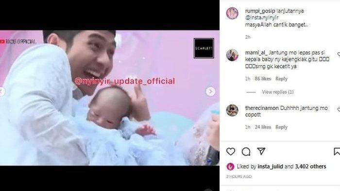 Kepala Baby Moana Kecengklak Hingga Kena Siku Ria Ricis, Teuku Ryan dan Sang Istri Tuai Kecaman