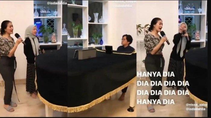 SEPI Job, Nissa Sabyan Kepergok Nyanyi Dangdut Bareng Iis Dahlia, Kode Manja dengan Ayus Disoroti