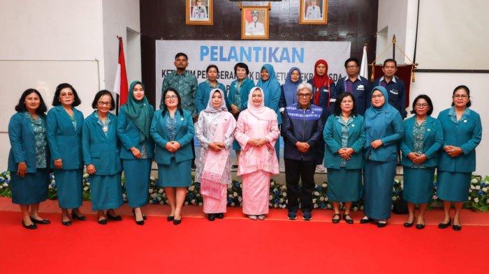 Ny Edy Rahmayadi Lantik Erizal Ginting sebagai Ketua TP PKK dan Ketua Dekranasda Pematangsiantar