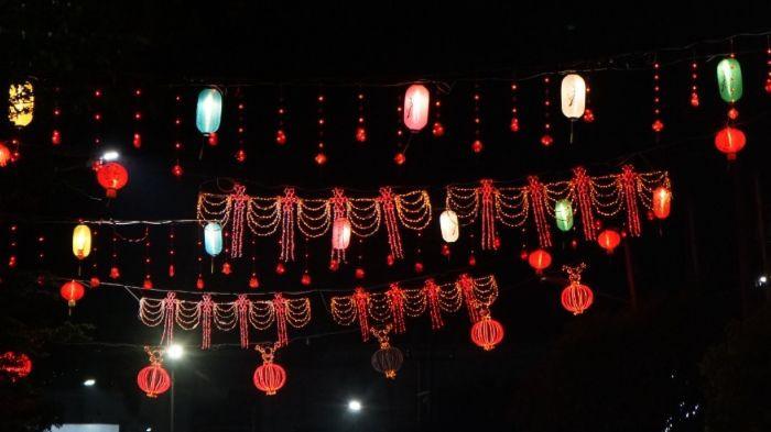 Ornamen Imlek Meriahkan Siantar, Wali Kota Wesly Silalahi
