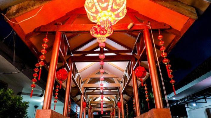 Ornamen Imlek Meriahkan Siantar,