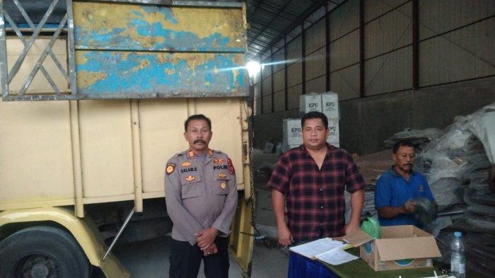 Polres Pelabuhan Belawan Kawal Ketat Pergeseran Logistik Suara ke Gudang KPUD Deli Serdang