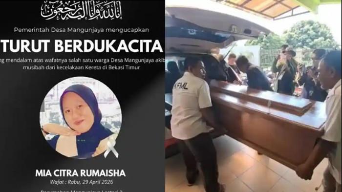 PERMINTAAN Terakhir Mia Citra, Dirawat Usai Tabrakan Kereta Bekasi Kini Meninggal, Disuapi Ibu