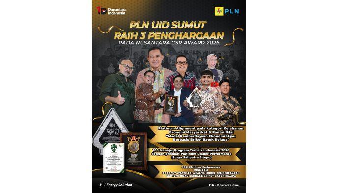 PLN UID Sumatera Utara Raih 3 Penghargaan