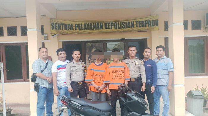 Polsek Siantar Martoba Tangkap Dua Pelaku Pencurian di Gudang Penyimpanan Material Bangunan