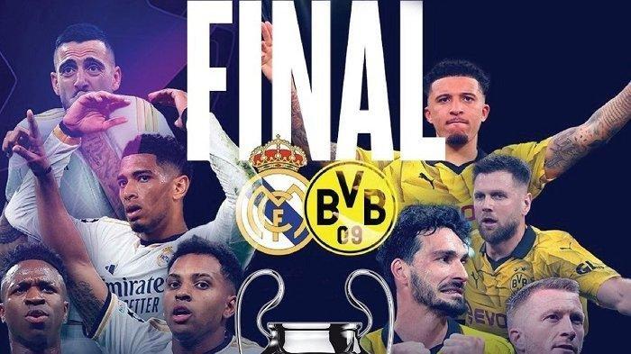 NONTON Live Streaming Gratis Final Liga Champions Dortmund Vs Real Madrid, Akses di Sini via HP