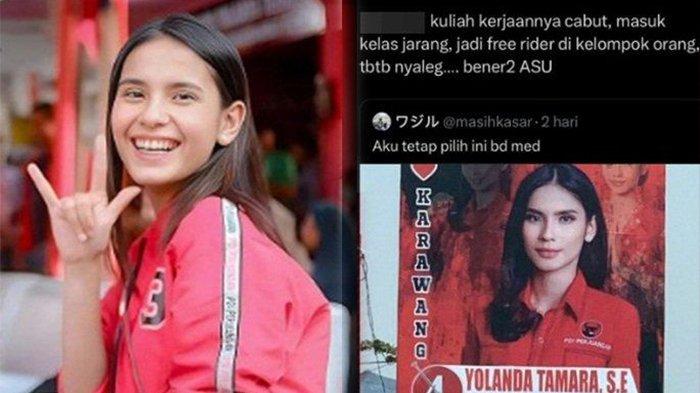 PROFIL Yolanda Tamara Caleg Muda PDIP, Viral Usai Dituding Sering Bolos Kuliah dan Beban Kelompok