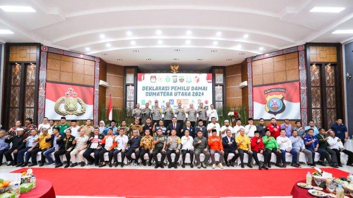 Deklarasi Pemilu Damai 2024, Kapolda Sumut: Pemilu Merupakan Pesta Perebutan Hati Rakyat