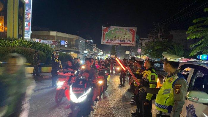 TNI-Polri dan Forkopimda Tanjungbalai Laksanakan Patroli Skala Besar Malam Hari