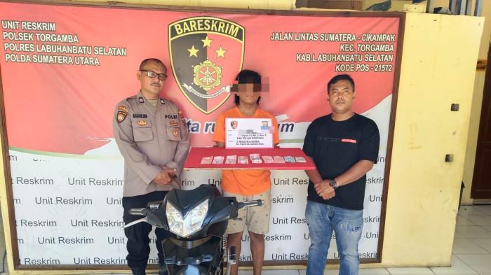 Tempo 24 Jam Kapolsek Torgamba Ungkap Kasus Curat, Pelaku Ditangkap di Riau Juga Sepeda Motor Curian