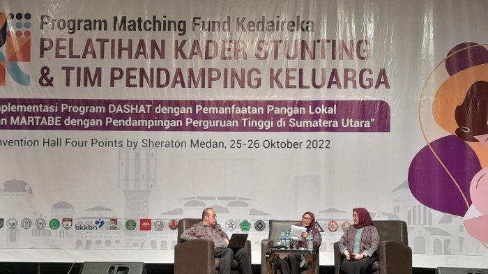 Upaya Turunkan Angka Stunting, USU dan BKKBN Sumut Latih 200 Kader dan Tim Pendampingan Keluarga
