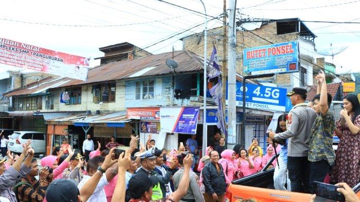 Warga Ikut Haru Melepas Josua Tampubolon dari Samosir menjadi Kapolres Pelabuhan Belawan