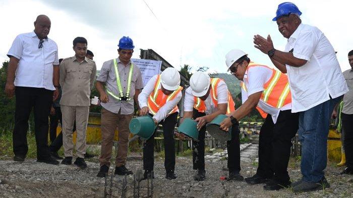 Bobby Nasution akan Buat Jembatan Idano Noyo Setara Jembatan Nasional dan Rampung Akhir Tahun