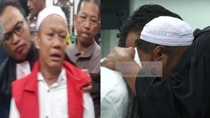 Pembunuh Istri dan Anak di Subang, Yosep Hidayah Divonis 20 Tahun Penjara, Nangis Dipeluk Pengacara