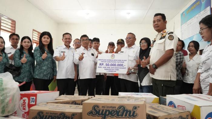 Pemkab Toba Kembali Salurkan Bantuan Untuk Korban Bencana