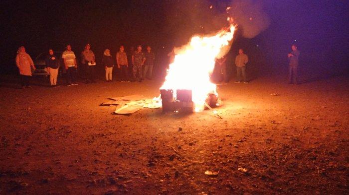 KPU Langkat Bakar 8.504 Lembar Surat Suara Rusak dan Berlebih, Ini Rinciannya