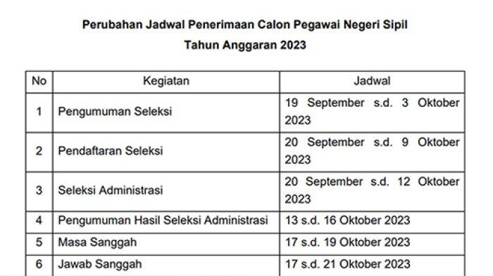Pendaftaran CPNS dan PPPK Resmi Diundur, Simak Jadwal Terbaru dan Cara Pendaftarannya