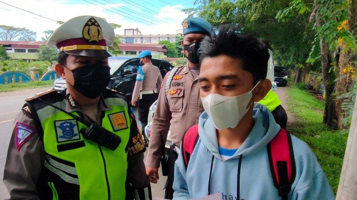 Ops Patuh Toba, Satlantas Polres Tebingtinggi Tegur Pengemudi di Bawah Umur