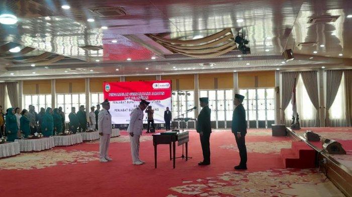 Pj Bupati Deli Serdang dan Taput Dilantik, Pj Gubernur Hassanudin Sampaikan Pesan Ini