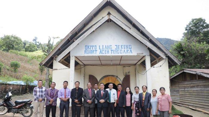 Pj Bupati Dairi Hadiri Natal GKPPD Liang Jering Kecamatan Tanah Pinem