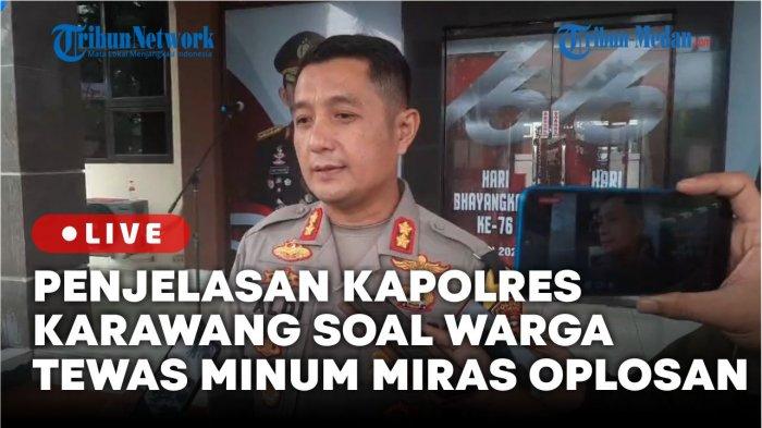 Polres Karawang Bekuk 3 Tersangka Peracik Miras Oplosan yang Menewaskan 8 Orang