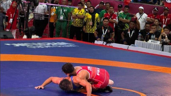 Daftar Peraih Medali Emas  setelah 5 Kelas Cabor Gulat PON XXI Aceh-Sumut Tuntas Dipertandingkan