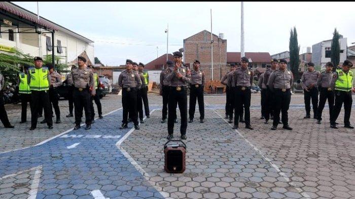 Samapta Polres Tanah Karo Latihan Public Speaking