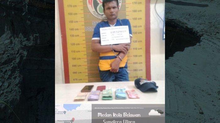 Polres Belawan Gerebek Lokasi Narkoba di Tanjung Mulia Hilir, Lima Orang Diamankan